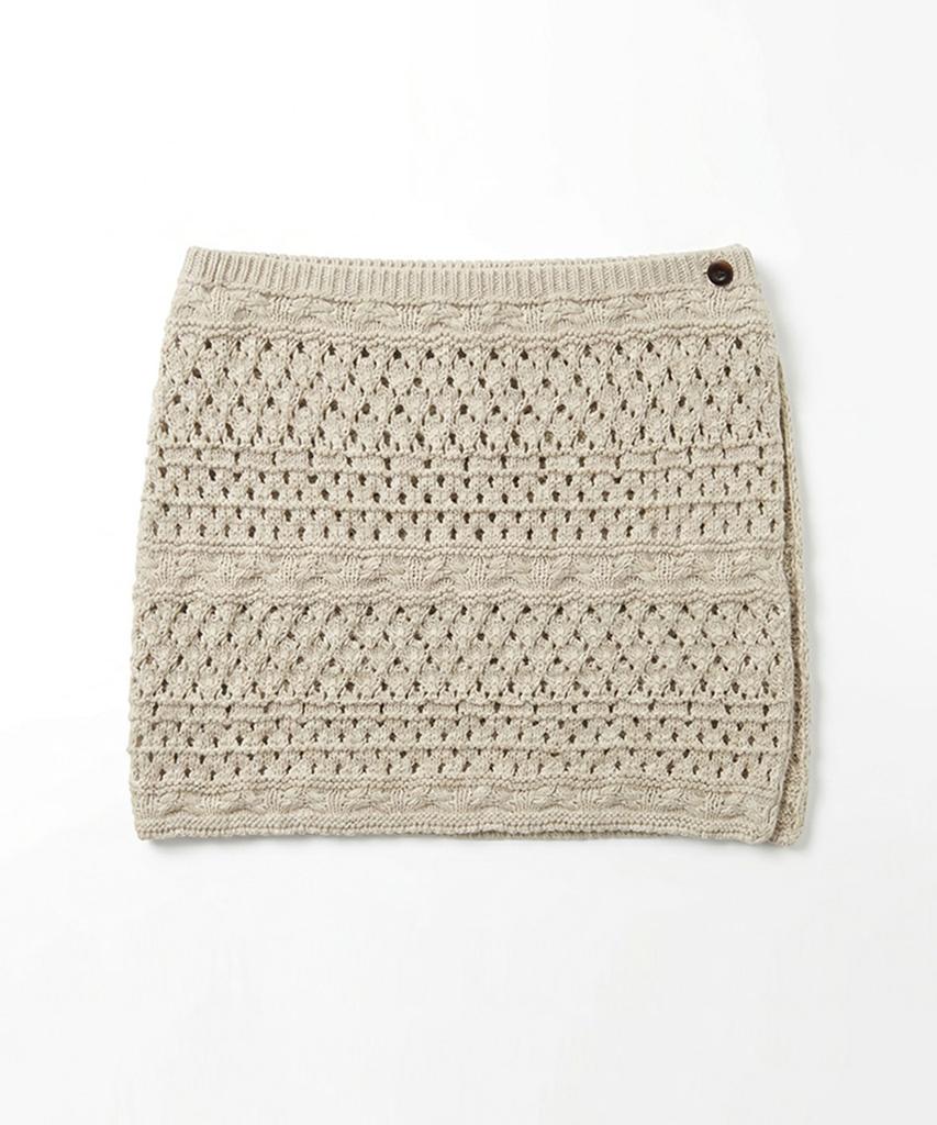 Eilubeu Crochet Miniskirt Aascsk104B