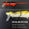 7Pcs 8CM/15.3G Mouse Lure with Rat Hard Long Casting Bionic Hook 2-Sections Artificial Bait Freshwater