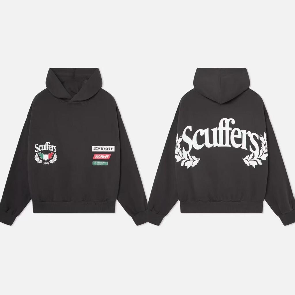STREETRICH American Retro Casual Loose Trendy Brand Letter Hoodies Jackets Harajuku Aesthetics Punk Simple Versatile Classics Hoodies