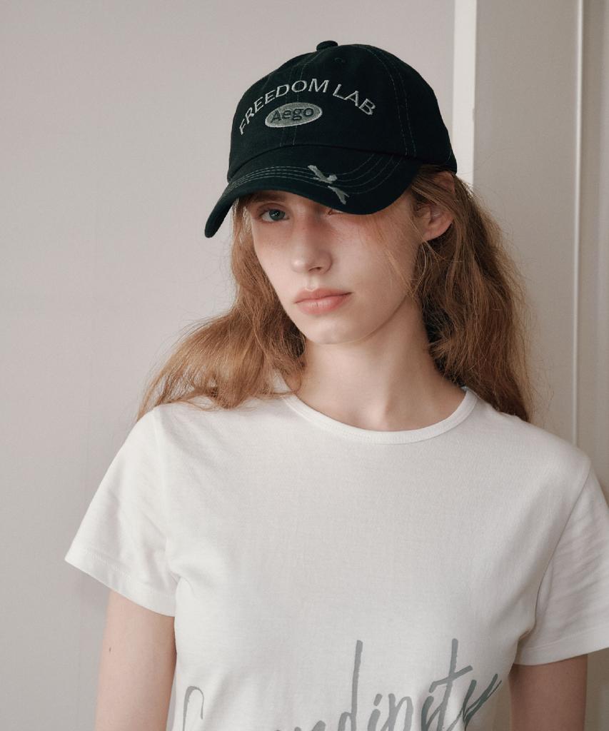 AEGO FREEDOM LAB Signature Logo Cap_Black