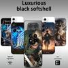 Anime A-Attack on Titan L-Levi Handyhülle für Xiaomi Redmi Note 14 13 12 11 Pro Plus S 5G 14C A3 Weiche Schwarze Handyhülle