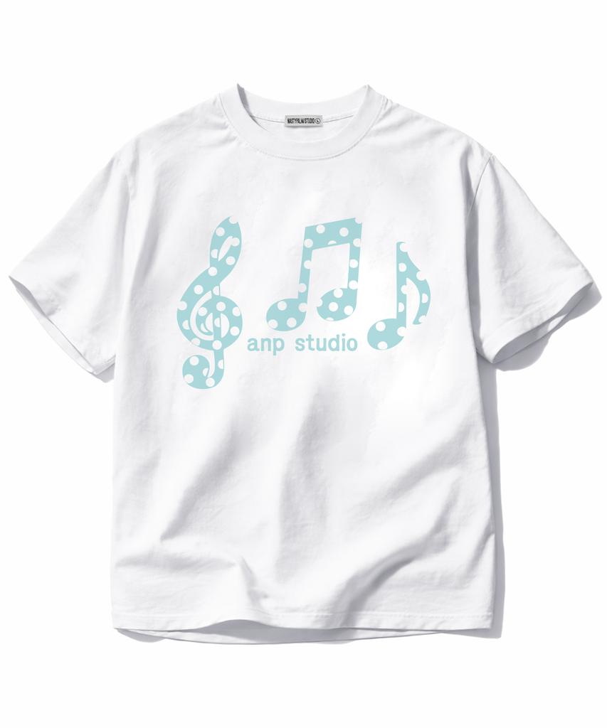 NP STUDIO Sound Note Oversized Short Sleeve T-Shirt [ 2 Colors ]