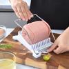 Affettatrice Manuale in Acciaio Inossidabile per Prosciutto, Patate, Salumi, Frutta, Uova, Essenziali da Cucina, Utensile da Cucina Durevole, Affettatrice