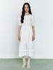 Ganiesong Forest Fairy Button Dress_Cotton White