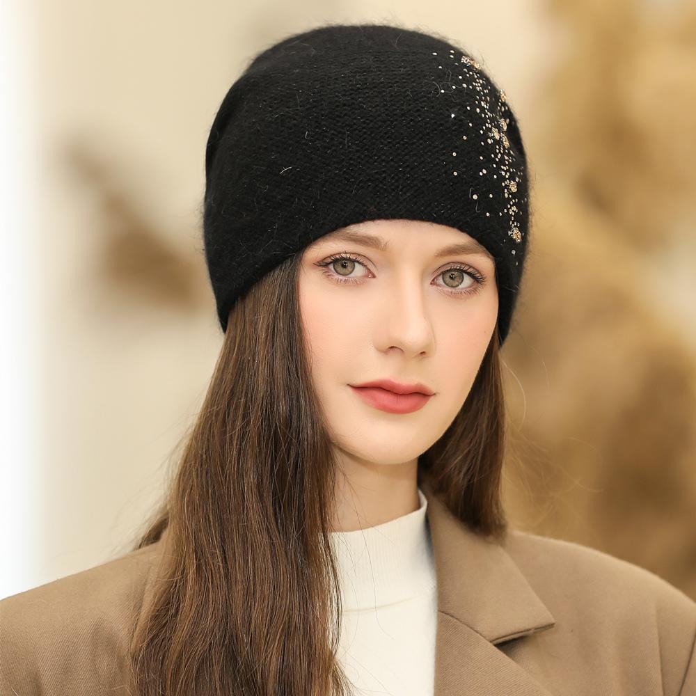 Women's Winter Hat Fleece Hat Winter Warm Hat Women's Casual Streetwear Knit Hat