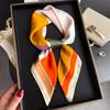Luxury Dot Design Silk Square Scarf Women Neck Summer Beach Hair Scarves Bandana Headkerchief Shawl Wrap Hijab Echarpe