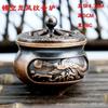 Buddhist Utensils Incense Burner Lotus Incense Censer Archaic Copper Alloy Sandalwood House Furnishings Home Office Decoration Premium Quality