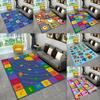 Tapis d'apprentissage des animaux de l'alphabet lumineux Tapis de jeu doux pour enfants Espace pour bébé pour ramper Tapis de salle de jeu Crèche Tapis de salon Chambre à coucher