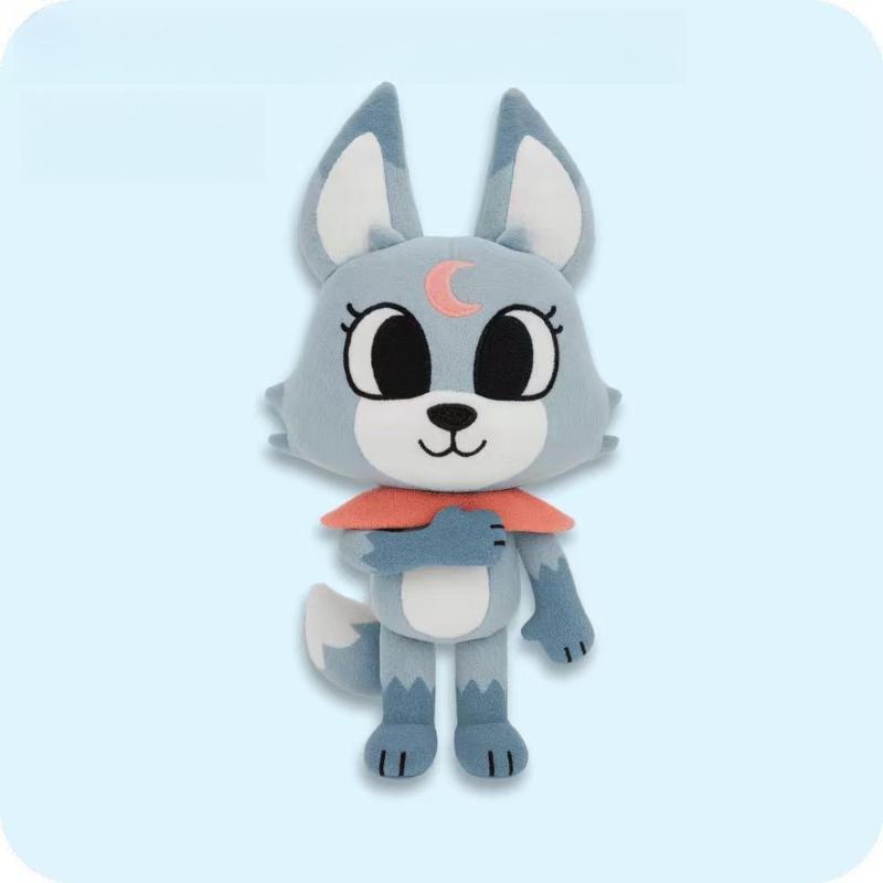 Mundo de Dandy Personajes de Dibujos Animados de Peluche Juguetes Suaves de Peluche Mariposa Murciélago Niña de las Flores Zorro Lunar Peluches Merchandising de Juego de Terror para Fans Niños Regalos Coleccionables