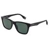 Gafas De Sol Shiny Black Police, (SPLU68), Color (Green), 55/20/145, (Male)