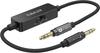 Cubilux 3,5 mm TRS Linje til Mikrofon Demperkabel Byttbar 10 dB 20 dB