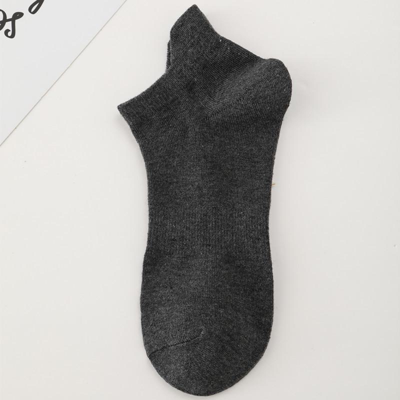 Men's Short & Mid-Tube Cotton Socks - Spring/Summer/Autumn Collection, Deodorant & Sweat-Absorbent, Trendy Low-Top Design