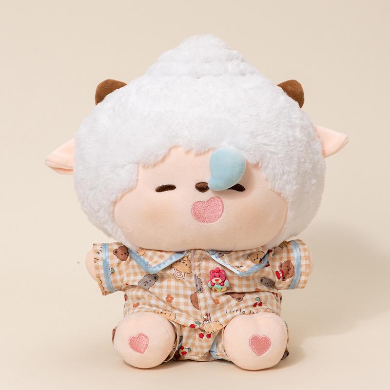 Angenehme Ziege & Großer Großer Wolf Pyjama Serie Faule Ziege Plüschtier Geschenk