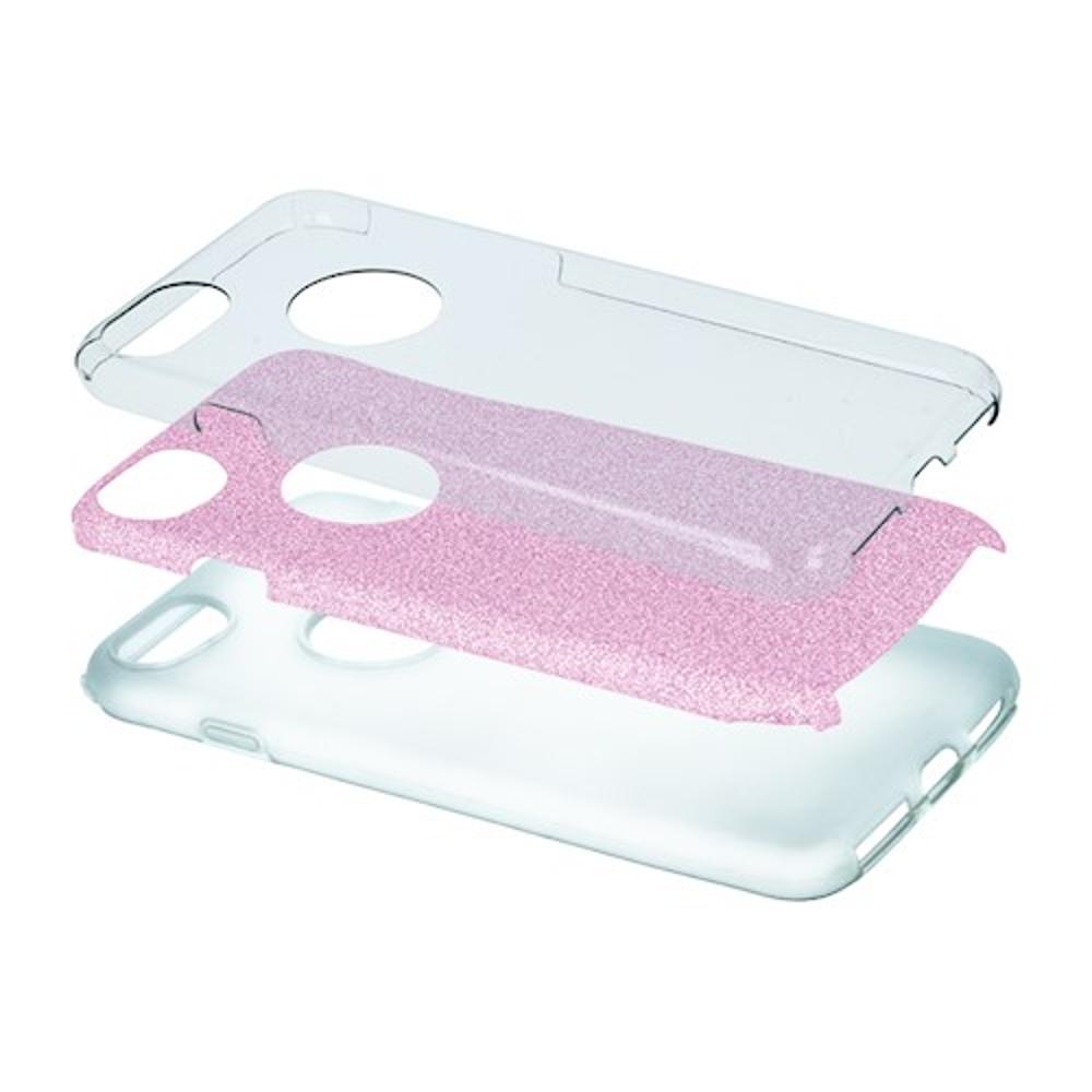 Nakładka Glitter 3W1 Do Xiaomi Redmi Note 10 4G / 10S Różowa