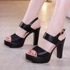 2025 Sexy Hoge Hakken Nieuwe Dames Pumps Comfort Dames Schoenen Super Hoge Hak Dames Schoenen Open Teen Dames Sandalen 32-43
