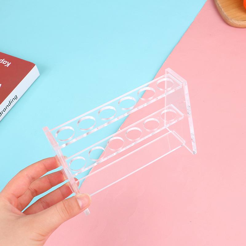1 Piece/Lot 10Ml Test Tube Rack Holder Organic Glass Test Tube Stand Support