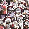 60pcs/set Anime Game The Freak Circus Stickers Pierrot Emojis Cartoon Stickers Water Cup Computer Skateboard DIY Decals