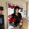 Singer MMichael JJackson Anime Tapestry Hanging Tarot Hippie Wall Rugs Dorm Home Decor