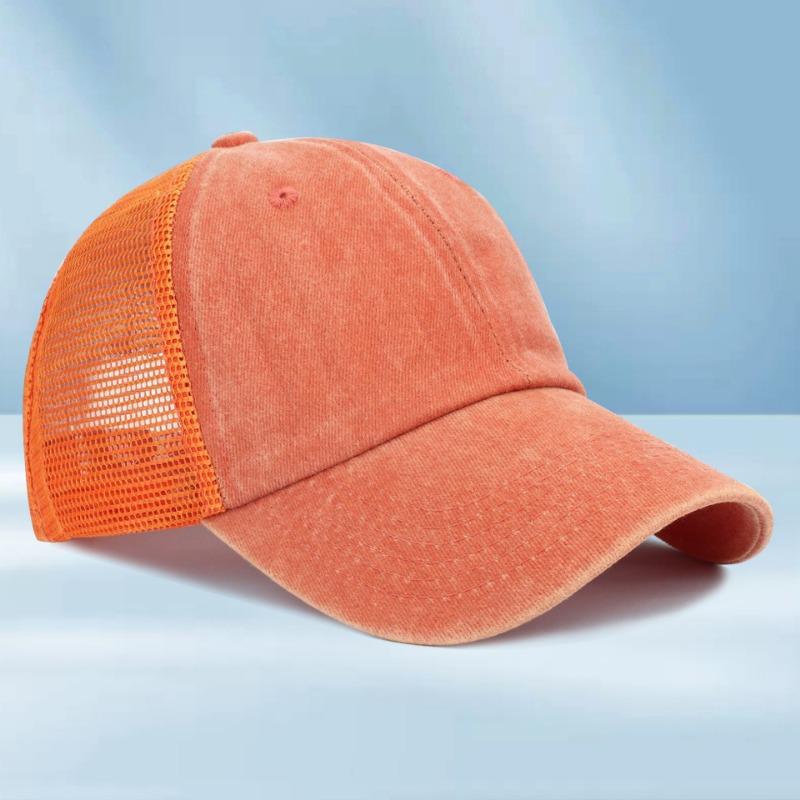 Gewaschene Netz-Kappe Bestickte Baseballkappe Bedruckte gewaschene alte Reisekappe