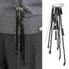 Beaded Tassel Pin Brooch Boho Chain Tassel Brooch Retro Dangle Brooch for Women Men Suit Sweater Clothes Accessory