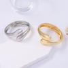 Hot-selling Light Luxury Cold Wind Electroplating Smooth Surface Alloy Opening Does Not Fade Versatile Casual Bracelet Women