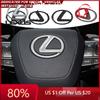 2026 Heiße Innenraum-Aufkleber ABS Auto Lenkrad Logo Emblem Aufkleber Abziehbilder Schnalle Für LS GS GS300 GS350 GS400 GS430 GS46