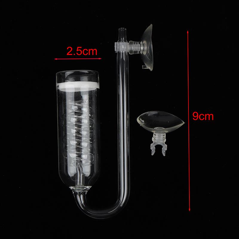 Aquarium DIY Carbon Dioxide Diffuser Glass CO2 Atomizer, CO2 Regulator Generator Accessories for the Growth of Aquatic Plants