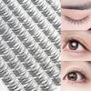 120 Bundles Mink False Eyelash Natural Fishtail Lash 3D Russian Individual Eyelash Extension Cluster Makeup Tool Wholesale