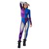 Clown Costume 3D Print Women Sexy Skinny Jumpsuit Carnival Cosplay Fancy Bodysuit 2024 Festival Party Elastic Rompers