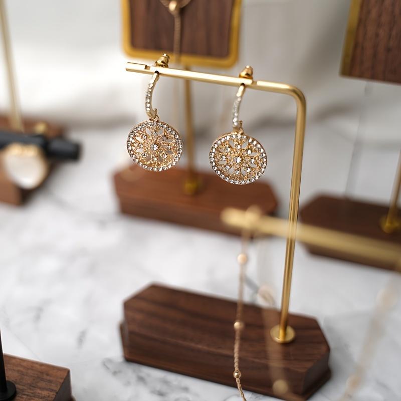 1PC Necklace Stand Jewelry Display Prop T-shaped Frame Display Decoration Earring Holder Stand Photography Props 6 Styles