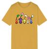Kawaii Pikmin T-Shirt Herren Lustiges T-Shirt Harajuku Niedlich Cartoon Grafik T-Shirts Sommer Atmungsaktiv Bequemes T-Shirt Hombre Übergroß