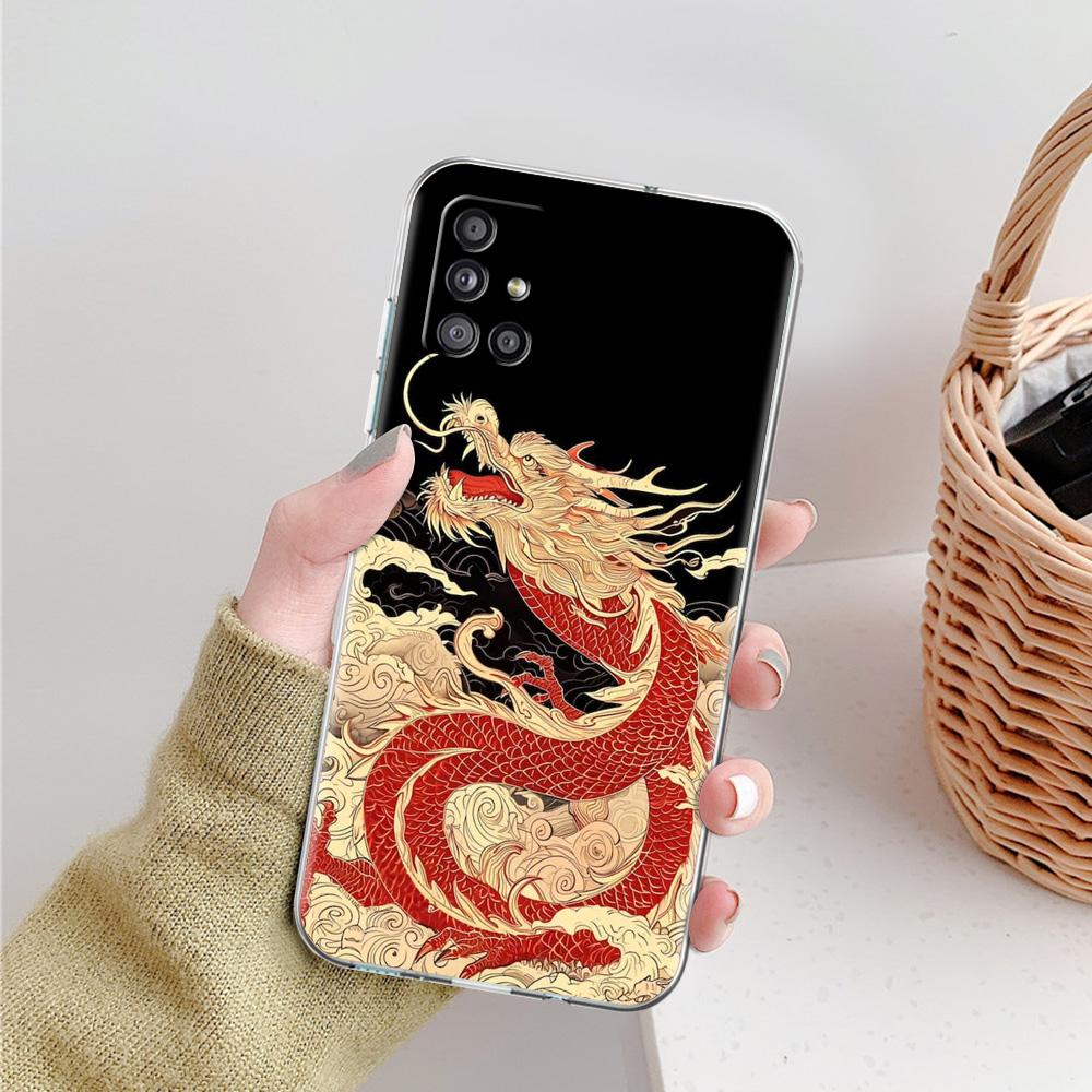 Phone Case For Samsung A15 A13 A35 A55 A51 A71 A41 A31 A21S A05 A17 A23 A25 A33 A53 A73 5G A07 4G Cover Cool Animal Tiger Lion
