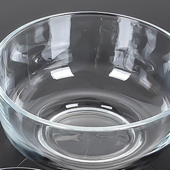 Thickened Glass Mixing Bowl Large Capacity Salad Bowl for Salad Soup Noodles Heat Resistant & Microwave Safe Kitchenware for Family