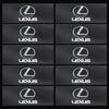 Car Metal Emblem Wiper Stickers Reflective Decor Decals For Lexus IS ES GS LS UX NX RX