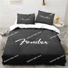 Fender Music Twin Bedding Guitar Set Bedding Set Print With Pillowcase Bed Duvet Cover Soft Single Double Queen Super King Size