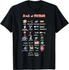 A bis Z Physik Grafik T-Shirt Kurzarm Lässiges Rundhals T-Shirt für Naturwissenschaftslehrer und Schüler