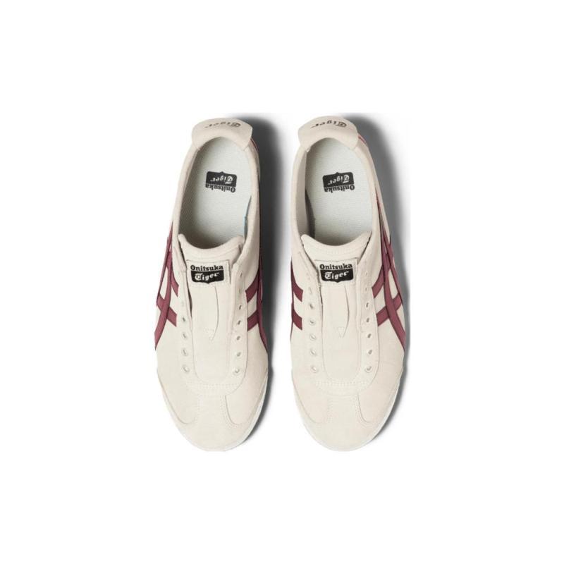 ONITSUKA TIGER נעלי ספורט מקסיקו 66 בצבע ליבנה/דובדבן כהה 1183B782-201