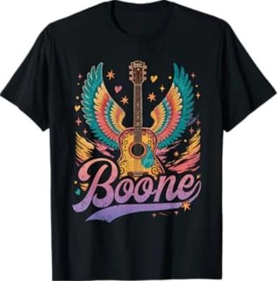 Boone Personalized Name Vintage Retro Girls Woman Man T-Shirt