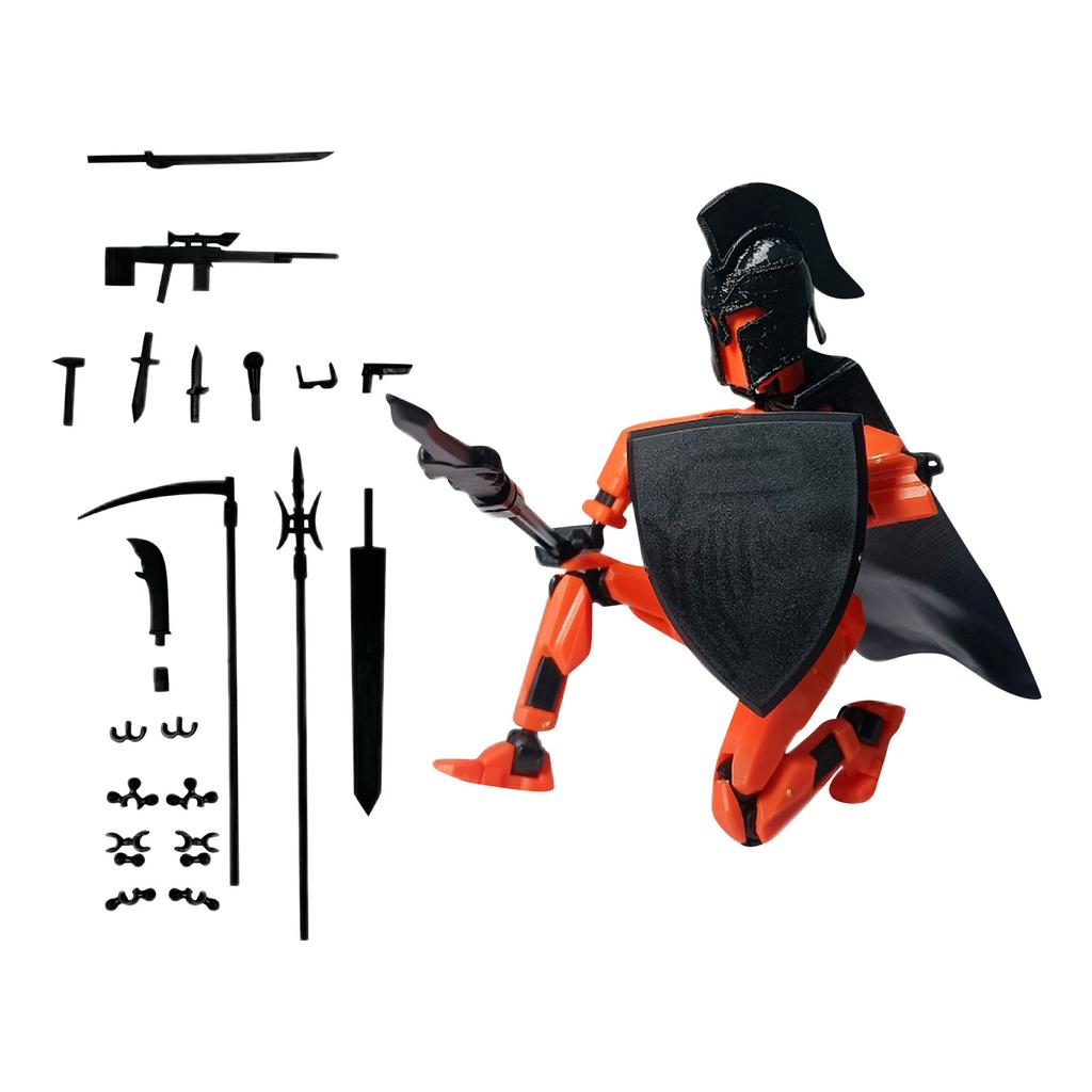 Doll 13-joint Movable 3D Printed Doll Toy 3rd Generation Dummy Doll DIY Full Body Decompression Artifact