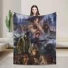 Resident Evil Village Super Soft Fleece Throw Blanket for Kids and Adults Winter Bedspread for Bedroom Living Room Sofa