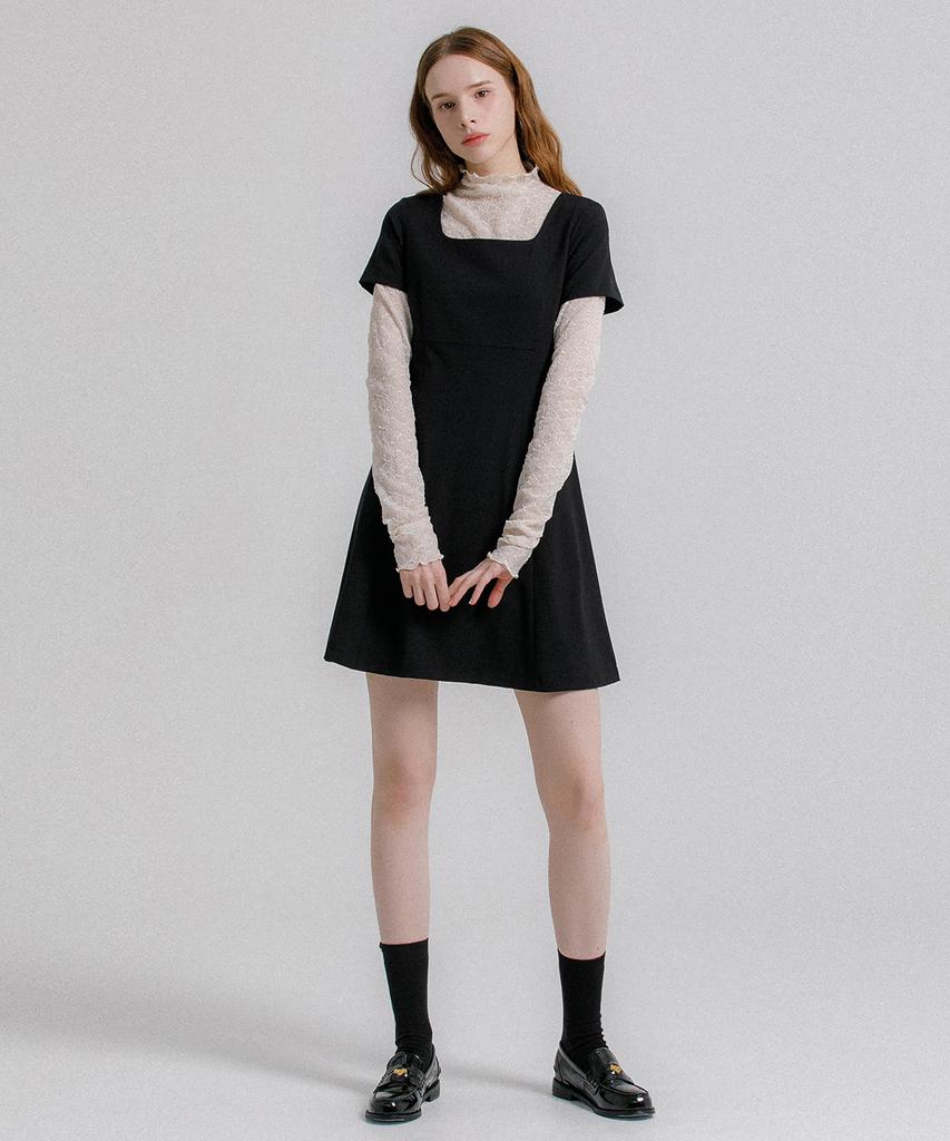 Eilubeu Square Mini Dress Aarcdr902P
