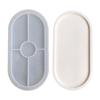 DIY Tray Silicone Resin Mold,Oval Epoxy Resin Casting Mold,Craft Jewelry Making Tools,Jewelry Plate Dish Casting Mold