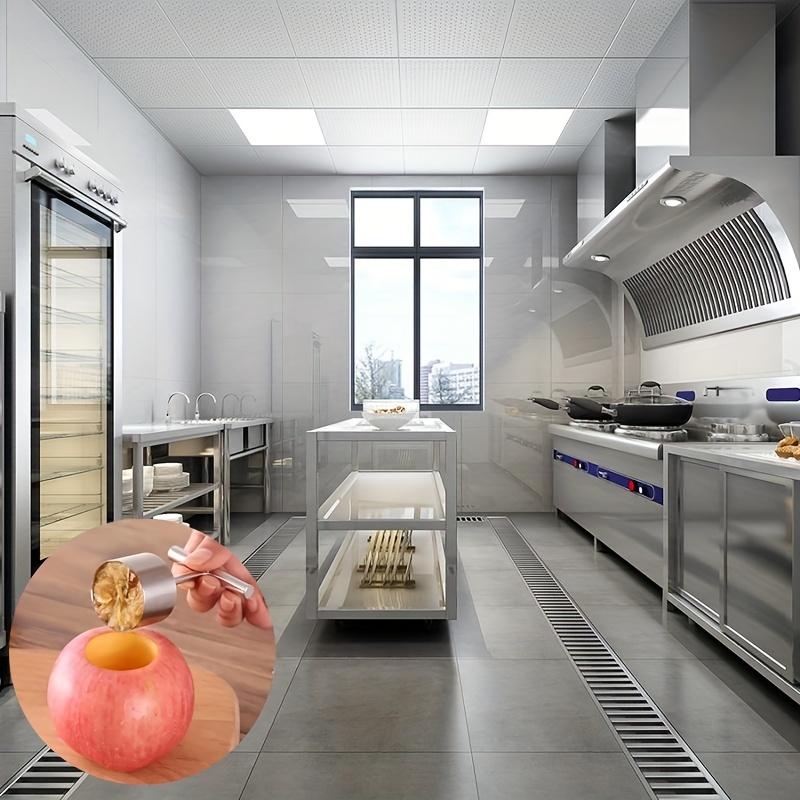 Multi functional stainless steel apple pear core separator fruit core extractor, 2 sizes of restaurant, commercial, and home kitchen tools