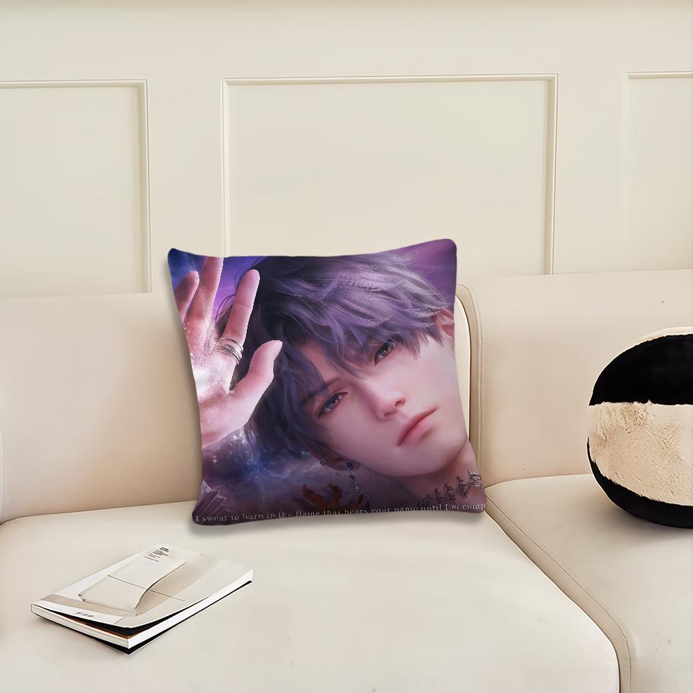 Game Love and Deepspace Rafayel Cushion Cover Pillow Cover Decoration Room Home Sofa Living Office Car Nordic Simplicity