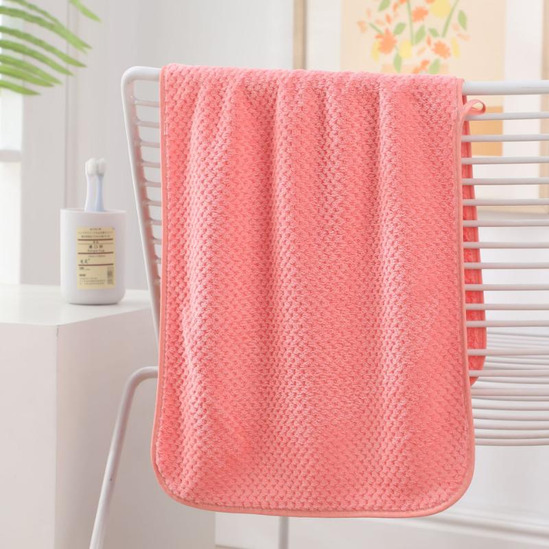 Soft Coral Velvet Towel, Thickened Towel, Solid Color, Soft and Absorbent Household Face Wash Towel