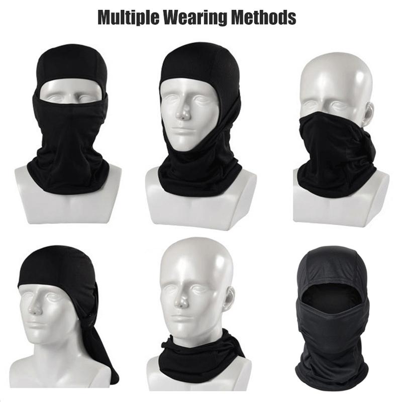 Camouflage Balaclava Hat Cycling Full Face Mask Outdoor Sports Hunting Hiking Ski Mask Motorcycle Helmet Inner Cap
