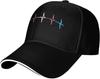 Transgender Herzschlag EKG Baseballkappe Polyester Verstellbar Outdoor Golf Papa Hut Unisex