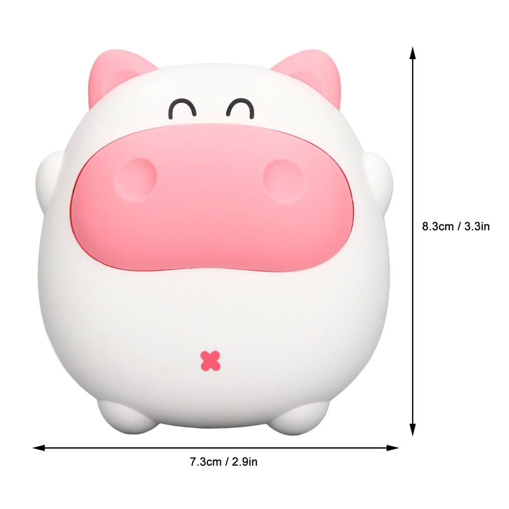 Hand Warmer Cartoon Shape 2 Levels Temperature Adjustment USB Charging Hand Warmer with Night Light