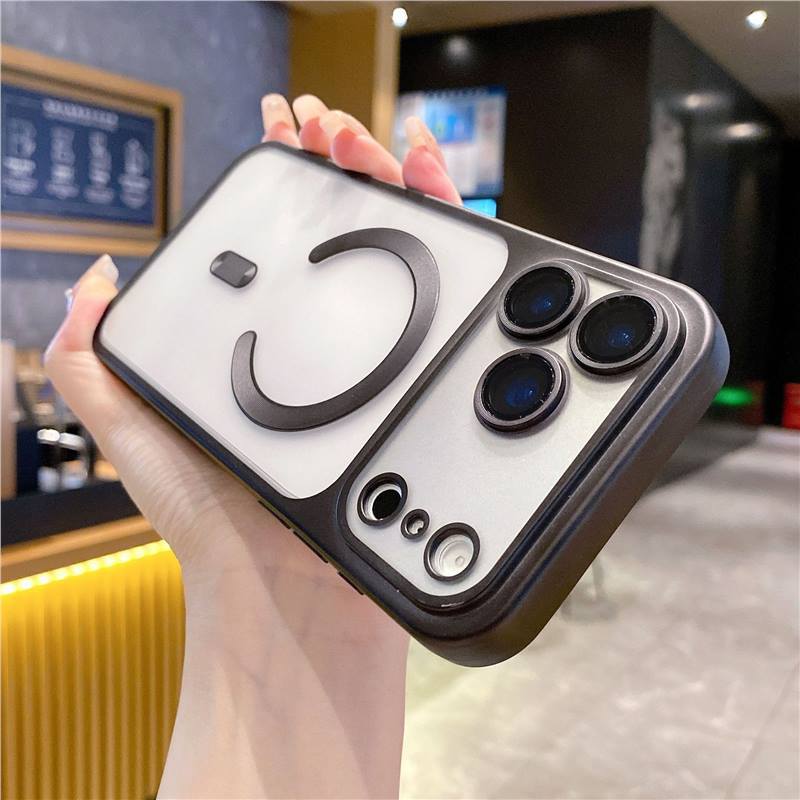 Seconds Change 17 Applicable To iPhone17Promax Mobile Phone Case Apple 16 Magnetic Suction 15 Matte Electroplating Transparent Protective Case
