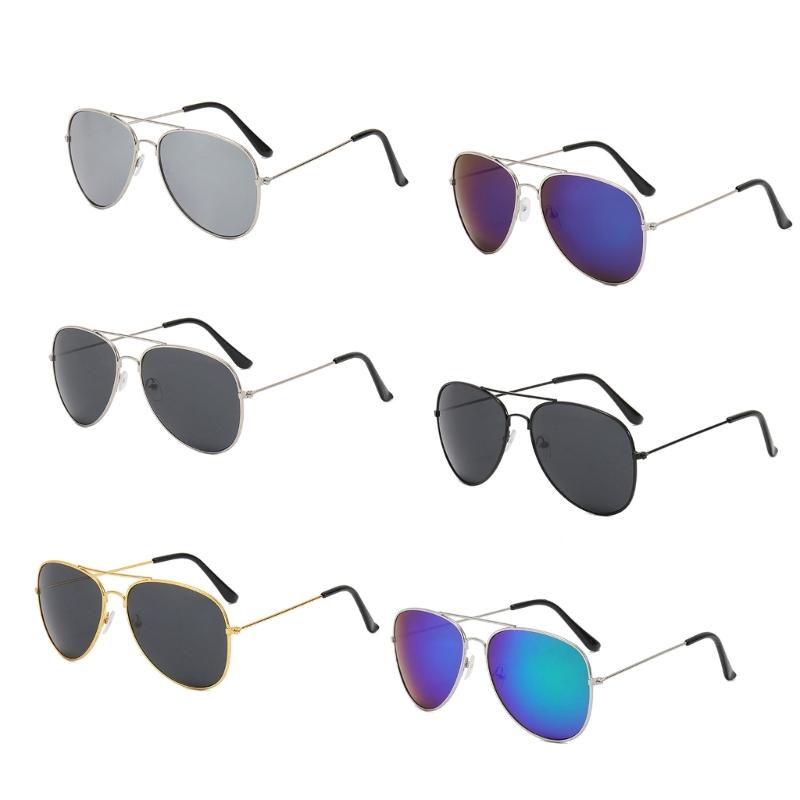 Stylish Pilot Glasses With UV400 Sun Protections Metal Frame PC Lens Sunglasses For Women Men Outdoor Activity Wear